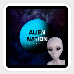 Alienation - All By My Selfie Sticker